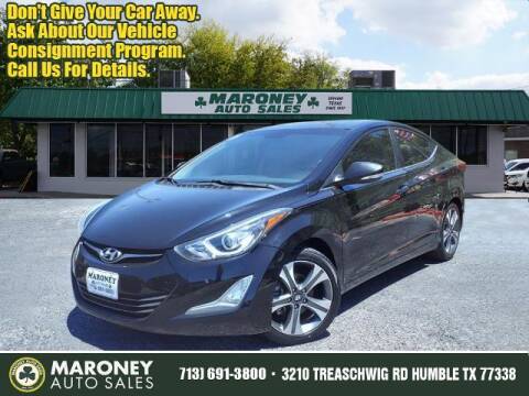 2014 Hyundai Elantra for sale at Maroney Auto Sales in Humble TX