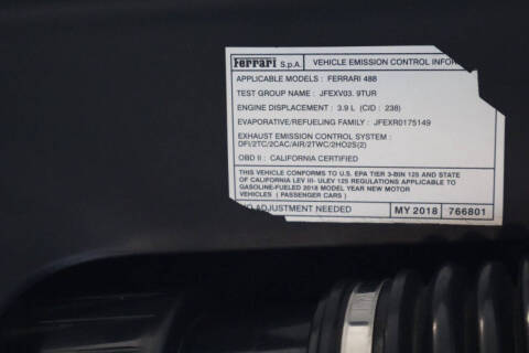 2018 Ferrari 488 GTB