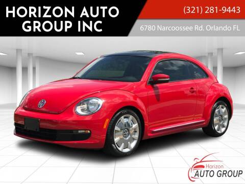 2012 Volkswagen Beetle for sale at HORIZON AUTO GROUP INC in Orlando FL