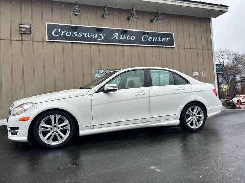2014 Mercedes-Benz C-Class for sale at CROSSWAY AUTO CENTER in East Barre VT