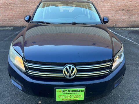 2013 Volkswagen Tiguan for sale at Euro Automotive LLC in Falls Church VA