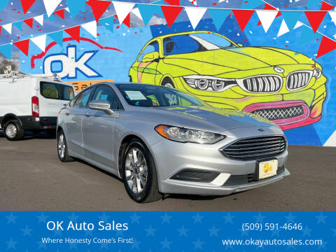 2017 Ford Fusion Hybrid for sale at OK Auto Sales in Kennewick WA