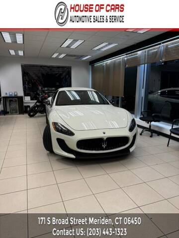 2012 Maserati GranTurismo for sale at HOUSE OF CARS CT in Meriden CT