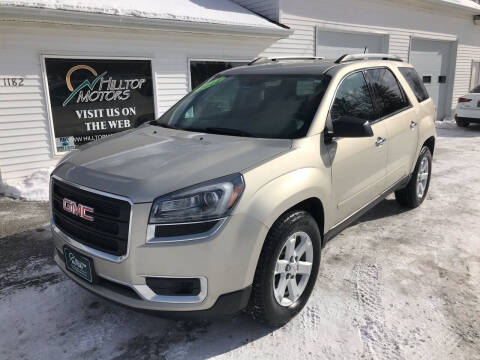 2014 GMC Acadia for sale at HILLTOP MOTORS INC in Caribou ME