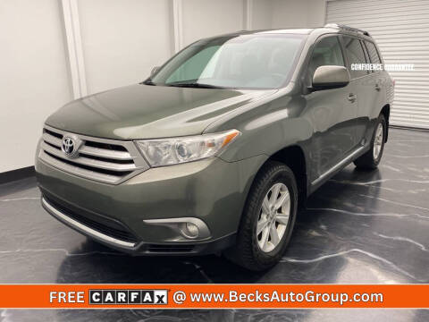 2013 Toyota Highlander for sale at Becks Auto Group in Mason OH