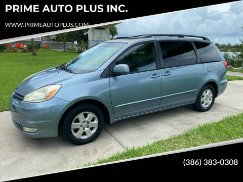 2004 Toyota Sienna for sale at PRIME AUTO PLUS INC. in Daytona Beach FL