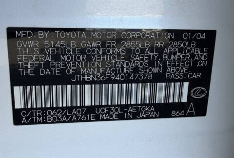 2004 Lexus LS 430