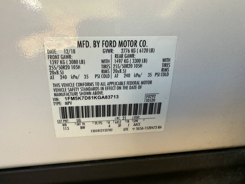 2019 Ford Explorer XLT