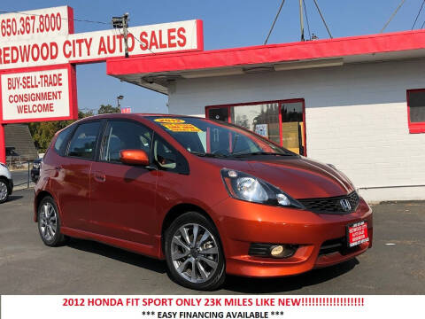 2012 Honda Fit for sale at Redwood City Auto Sales in Redwood City CA