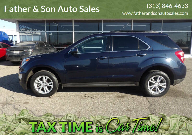 2016 Chevrolet Equinox for sale at Father & Son Auto Sales in Dearborn MI
