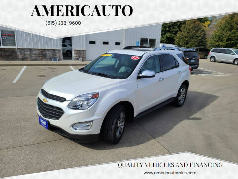2017 Chevrolet Equinox for sale at AmericAuto in Des Moines IA
