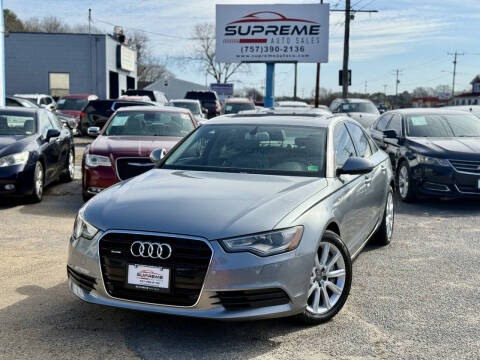 2013 Audi A6 for sale at Supreme Auto Sales in Chesapeake VA