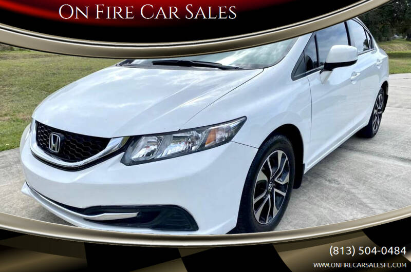 2013 Honda Civic for sale at On Fire Car Sales in Tampa FL