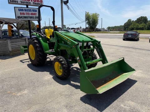 2021 John Deere 4044 M W/ Front Load & Box Bla