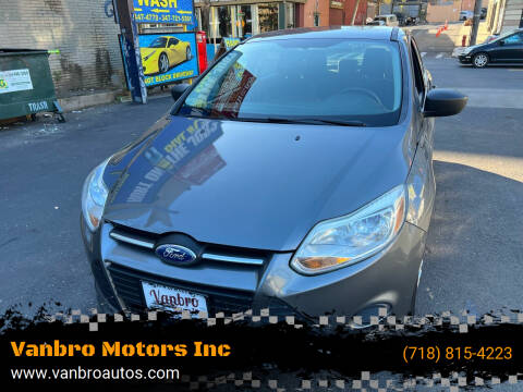 2012 Ford Focus for sale at Vanbro Motors Inc in Staten Island NY
