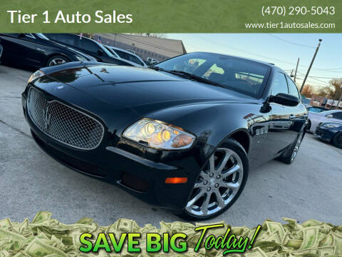 2008 Maserati Quattroporte for sale at Tier 1 Auto Sales in Gainesville GA