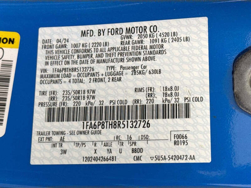 2024 Ford Mustang EcoBoost Premium