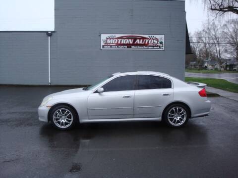 2006 Infiniti G35 for sale at Motion Autos in Longview WA