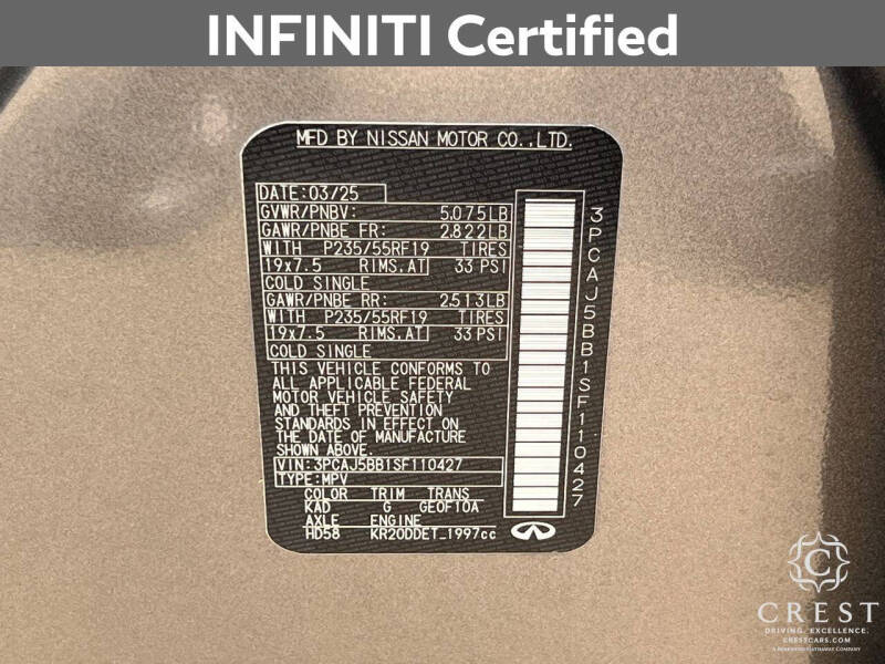 2025 Infiniti QX50 Luxe