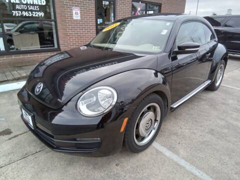 2013 Volkswagen Beetle for sale at Bankruptcy Car Financing in Norfolk VA