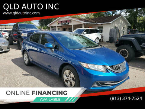 2013 Honda Civic for sale at QLD AUTO INC in Tampa FL