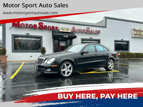2009 Mercedes-Benz E-Class for sale at Motor Sport Auto Sales in Waukegan IL