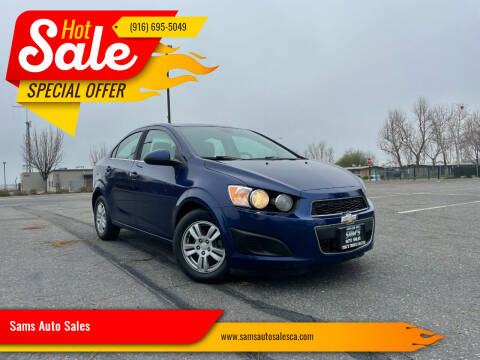 2013 Chevrolet Sonic for sale at Sams Auto Sales in North Highlands CA