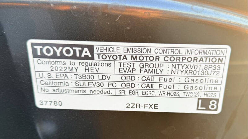 2022 Toyota Corolla Hybrid LE