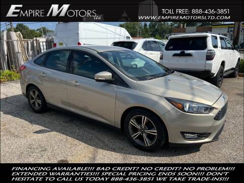 2016 Ford Focus for sale at Empire Motors LTD in Cleveland OH