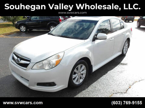 2011 Subaru Legacy for sale at Souhegan Valley Wholesale, LLC. in Derry NH