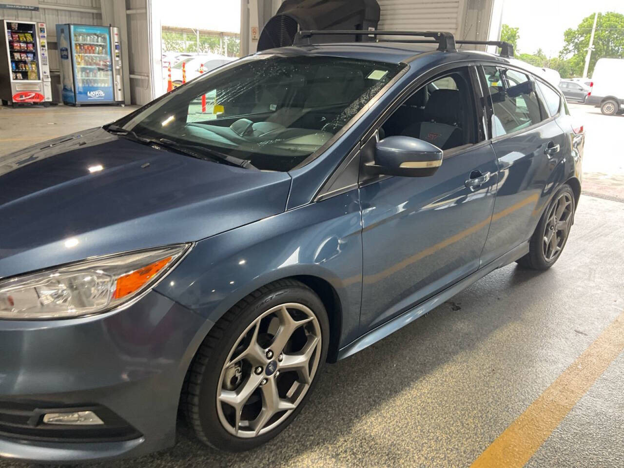 Blue 2018 Ford Focus ST ST 4dr Hatchback 1