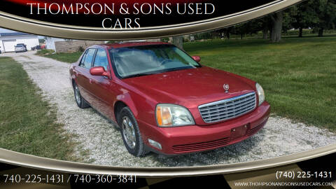 2001 Cadillac DeVille for sale at THOMPSON & SONS USED CARS in Marion OH