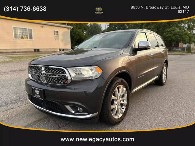 2018 Dodge Durango for sale at New Legacy Automotive Company in Saint Louis, MO