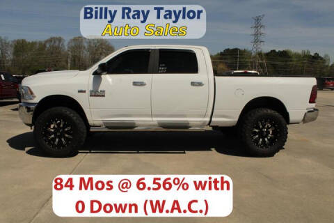2017 RAM 2500 for sale at Billy Ray Taylor Auto Sales in Cullman AL