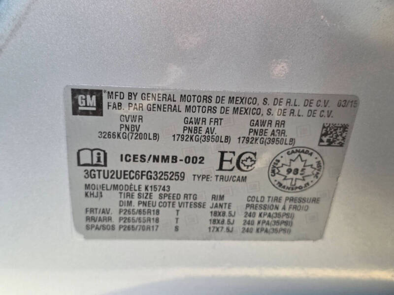 2015 GMC Sierra 1500