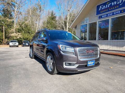 2015 GMC Acadia for sale at Fairway Auto Sales in Rochester NH