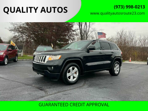 2012 Jeep Grand Cherokee for sale at QUALITY AUTOS in Hamburg NJ