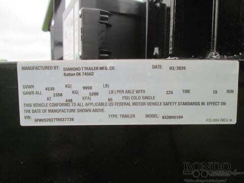 2026 Diamond T Utility 8320HU104
