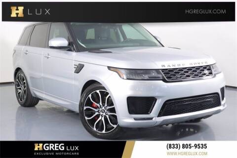 2020 Land Rover Range Rover Sport for sale at HGREG LUX EXCLUSIVE MOTORCARS in Pompano Beach FL