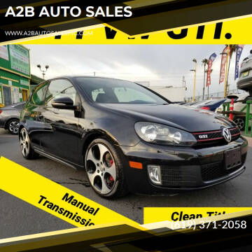 2011 Volkswagen GTI for sale at A2B AUTO SALES in Chula Vista CA
