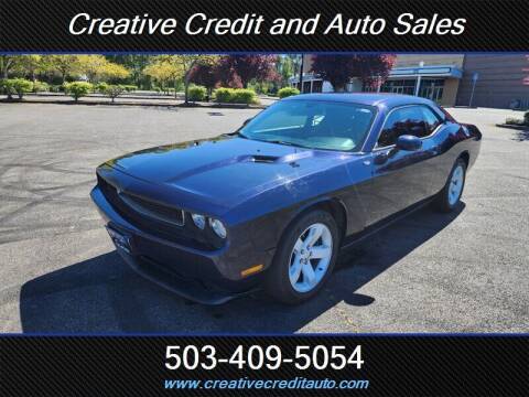 2012 Dodge Challenger for sale at Creative Credit & Auto Sales in Salem OR