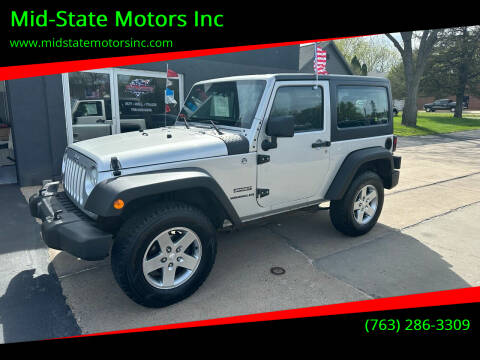 2012 Jeep Wrangler for sale at Mid-State Motors Inc in Rockford MN