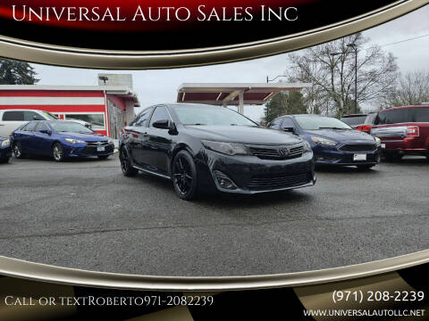 2012 Toyota Camry for sale at Universal Auto Sales Inc in Salem OR