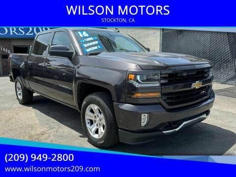 2016 Chevrolet Silverado 1500 for sale at WILSON MOTORS in Stockton CA