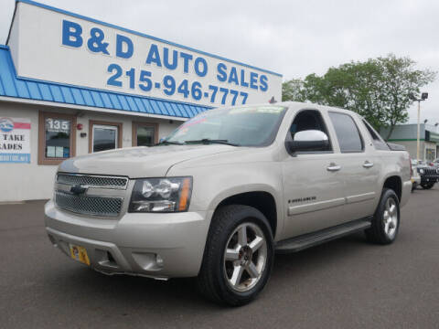 2008 Chevrolet Avalanche for sale at B & D Auto Sales Inc. in Fairless Hills PA