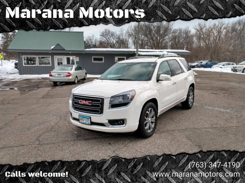 2014 GMC Acadia for sale at Marana Motors in Princeton MN
