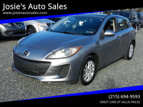 2012 Mazda MAZDA3 for sale at Josie's Auto Sales in Gilbertsville PA