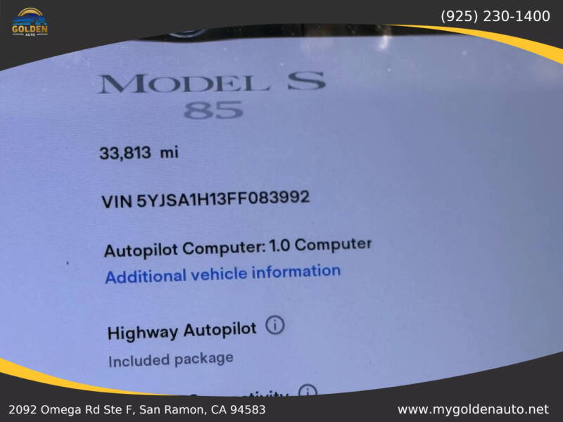 2015 Tesla Model S 85