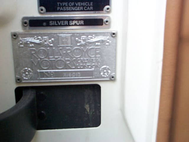 1986 Rolls-Royce Silver Spur