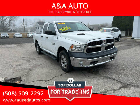 2013 RAM 1500 for sale at A&A AUTO in Fairhaven MA